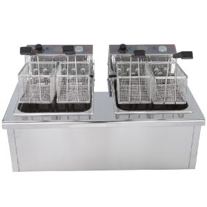Φριτέζα διπλή 13+13 Lt ηλεκτρική
