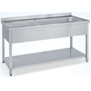 Λάντζα ανοιχτή 150×70 με 1 γούρνα 126x51x35