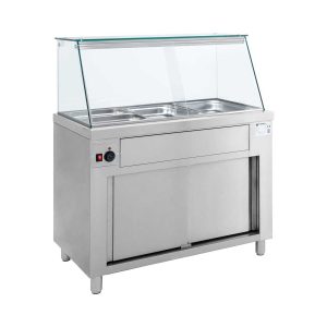 Μπαιν Μαρί για 3xGN1/1 επιδαπέδιο με βιτρίνα