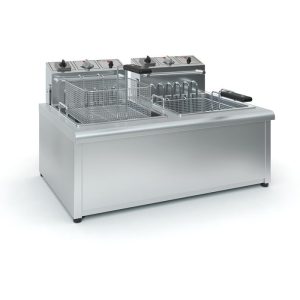 Φριτέζα Ηλεκτρική Διπλή 8 – 10 L    Φ1000/380