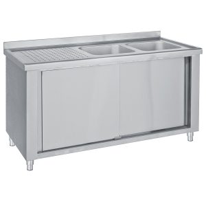 Λάντζα κλειστή 140×70 με 2 γούρνες 40x40x25