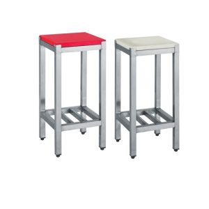 Πάγκος inox 40x40x2 με πλάκα πολυαιθυλενίου