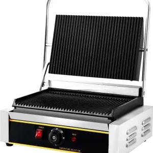 Τοστιέρα Μεσαία Ραβδωτή διαστάσεις 430x340x210mm.