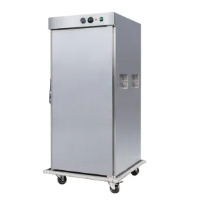 Τροχήλατος Θερμοθάλαμος έως 80°C   για 11 σχάρες 65x53cm.  διαστάσεις 79x97x181cm