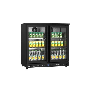 Βιτρίνα συντήρησης Backbar,  με δύο ανοιγόμενες πόρτες.900x530x840 mm