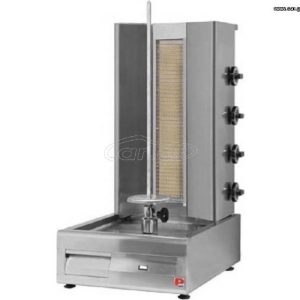 Γυριέρα αερίου με 4 εστίες κάθετες για 25-30 kg  55X70X91 εκ