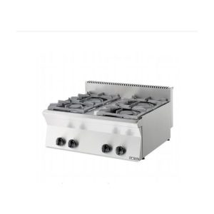 Εστία αερίου με 4 εστίες επιτραπέζια 80x70x43/85εκ