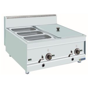 Μπαιν Μαρι για 2xGN 1/1 με βρυσάκια απορροής