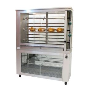 Ψησταριά ηλεκτρική με 3 σούβλες & θερμοθάλαμο