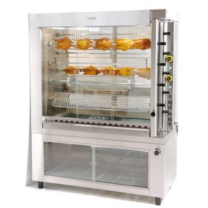 Ψησταριά ηλεκτρική με 9 σούβλες & θερμοθάλαμο