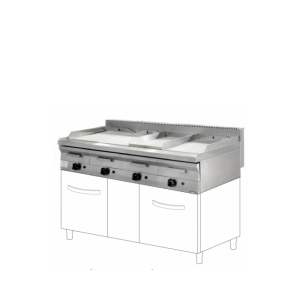 Επιδαπέδια Σχαριέρα αερίου νερού 160x70X85(98) εκ