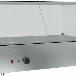 Θερμαινόμενη Βιτρίνα Θάλαμος με Ισχύ 1000W Π110 x Β70 x Υ50 εκ.