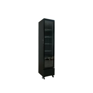 Βιτρίνα Συντήρησης SLIM  FULL BLACK  217lt  διαστάσεων 42x52x193.