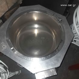 Βραστήρας ηλεκτρικος επιδαπέδιος 25 λίτρων, ιδανικος για ζαχαροπλαστεία, εργαστήρια, κλπ. Διαστάσεις 50χ50χ80